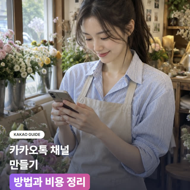 카카오톡 채널 만들기